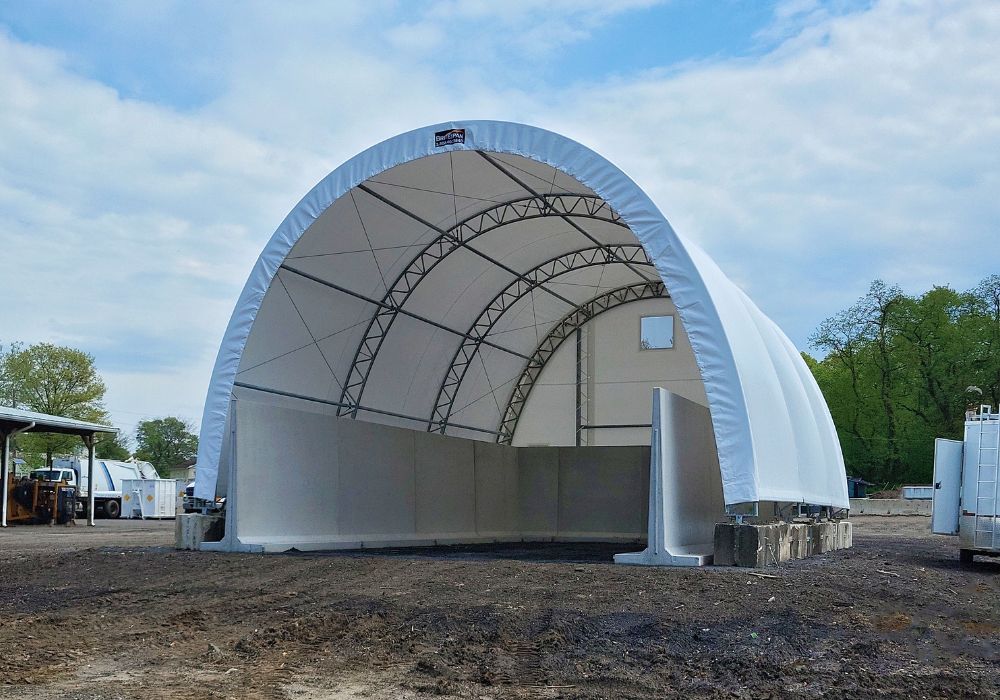 Burlington, New Jersey Salt Storage Shed
