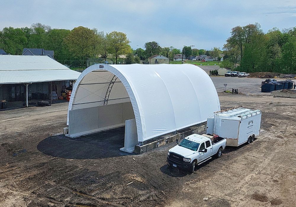 Burlington, New Jersey Salt Storage Shed