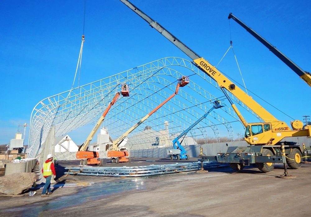 Savage, Minnesota Bulk Salt Storage Dome