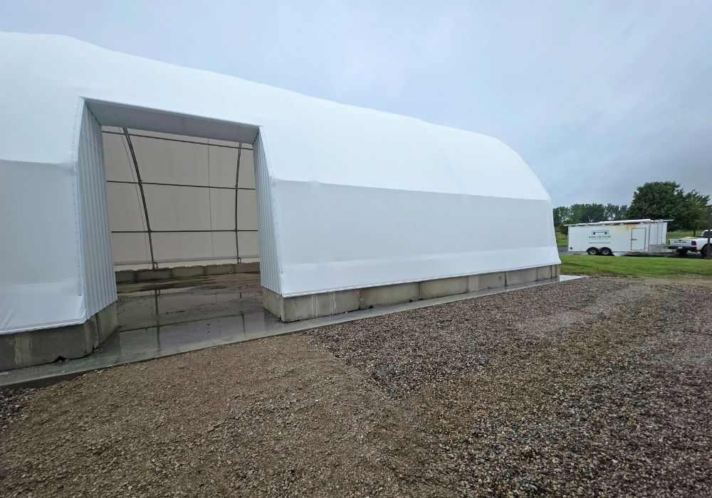 Charlotte, Michigan Fabric Storage Building