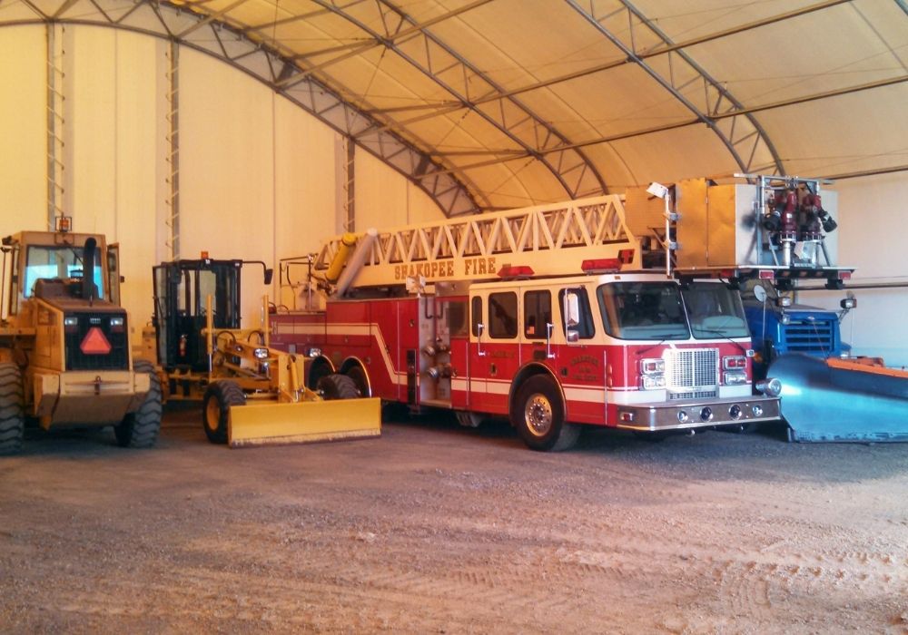 Shakopee, Minnesota Large Equipment Storage Shed