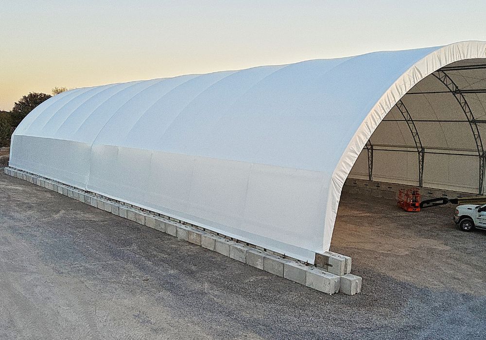 Davis, Oklahoma Fabric Equipment Storage Building