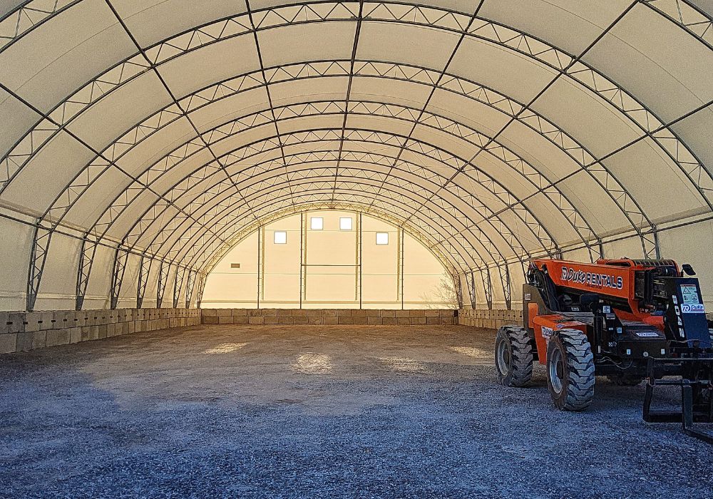 Davis, Oklahoma Fabric Equipment Storage Building
