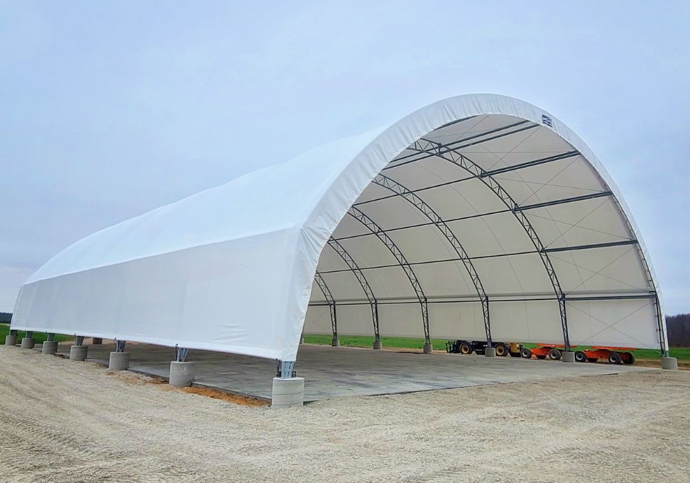 Hanover, Virginia Fabric Covered Dry Fertilizer Storage