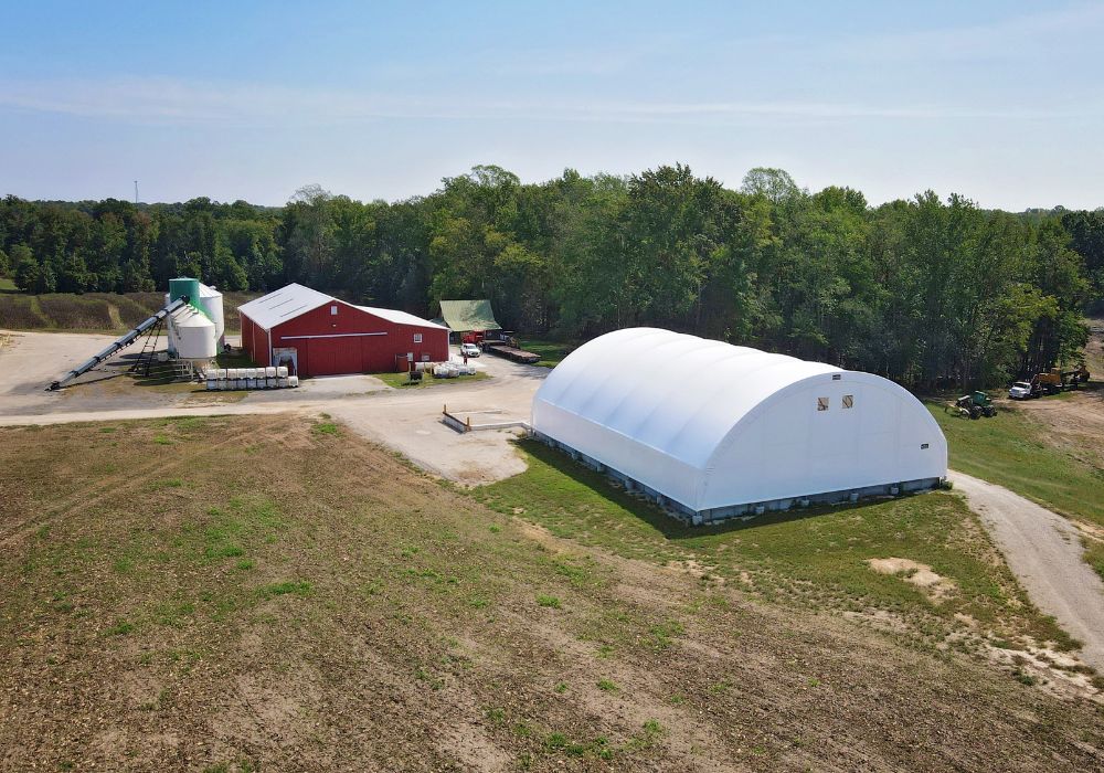 Hanover, Virginia Fabric Covered Dry Fertilizer Storage