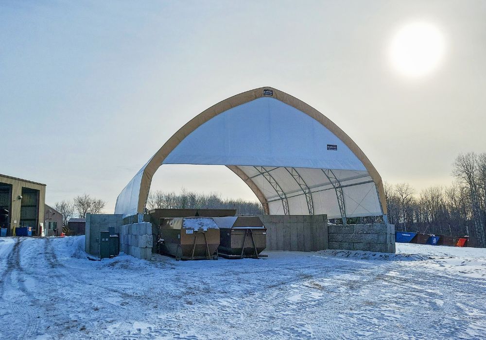 Hubbard County, Minnesota Fabric Covered Recycling Facility