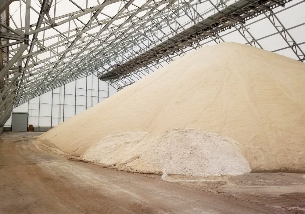 Fabric Covered Bulk Salt Storage Mobile, Alabama