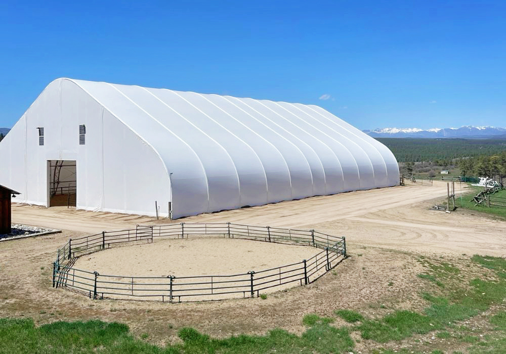Pagosa Springs, Colorado Coverall Buildings Replacement Fabric