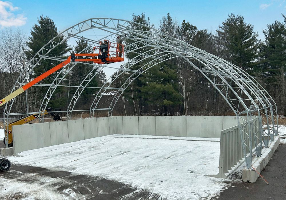 Sandstone, Minnesota Salt Storage Shed