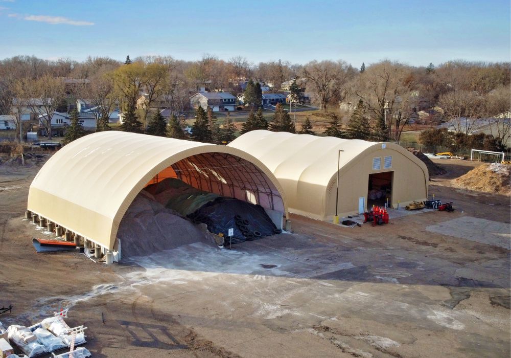 Shakopee, Minnesota Coverall Buildings Replacement Fabric