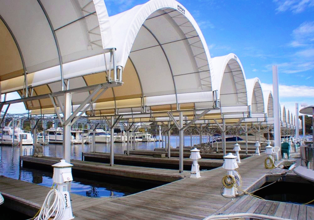 Stillwater, Minnesota Marina Boat Storage Cover Replacements