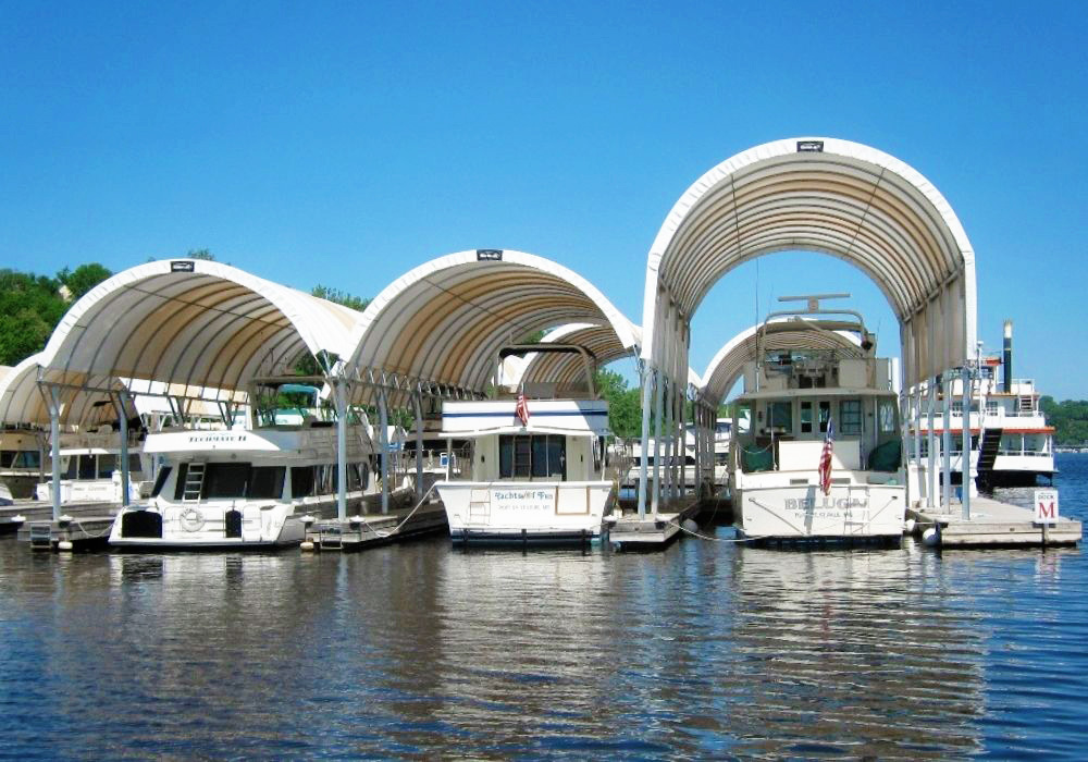 Stillwater, Minnesota Marina Boat Storage Cover Replacements