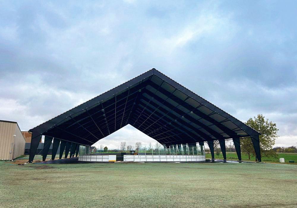 Willmar, Minnesota Outdoor Covered Ice Rink