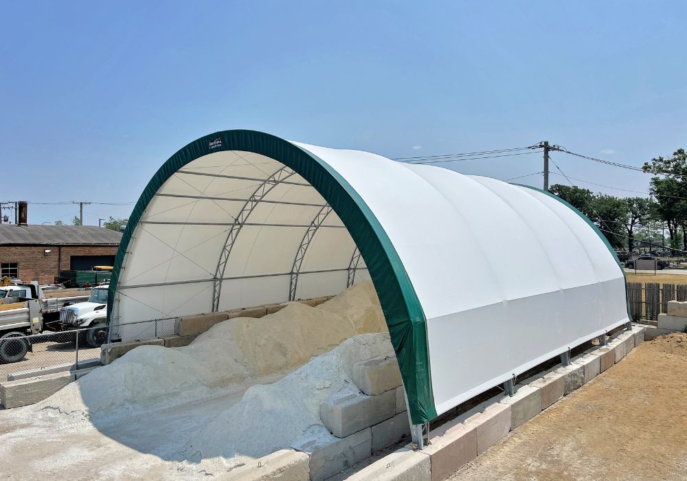 Sand Storage, Salt Storage Dome, Salt Storage Building, Road Salt Storage Shed