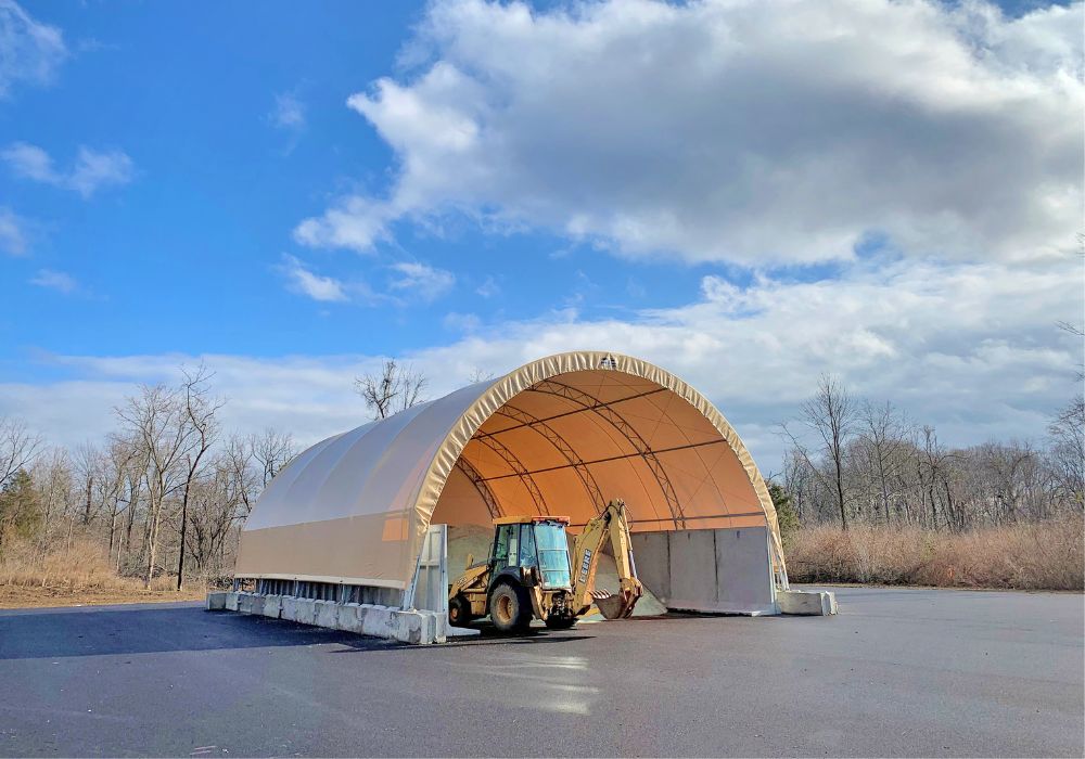 Sand Storage, Salt Storage Dome, Salt Storage Building, Road Salt Storage Shed