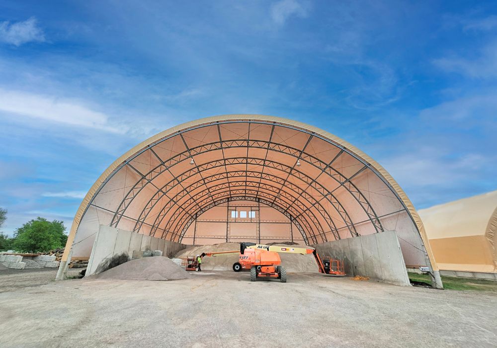 Sand Storage, Salt Storage Dome, Salt Storage Building, Road Salt Storage Shed