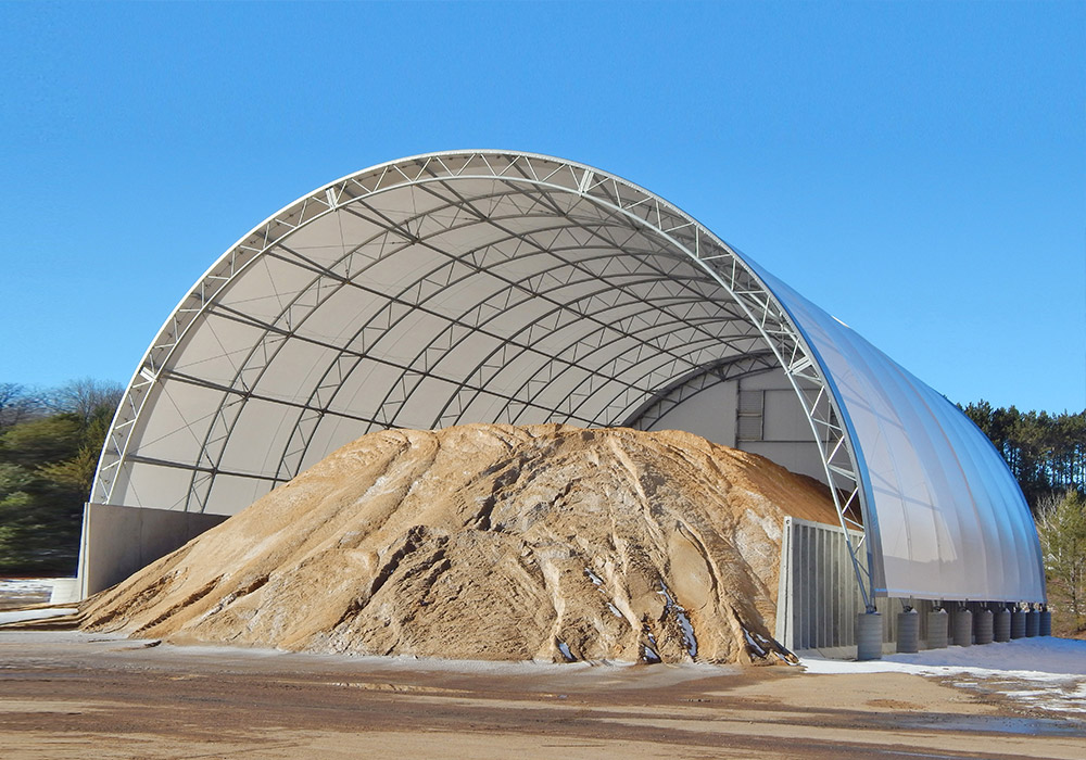  Sand Storage, Salt Storage Dome, Salt Storage Building, Road Salt Storage Shed