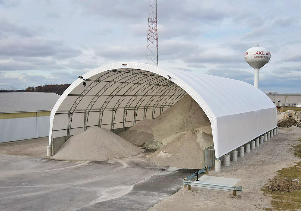  Sand Storage, Salt Storage Dome, Salt Storage Building, Road Salt Storage Shed