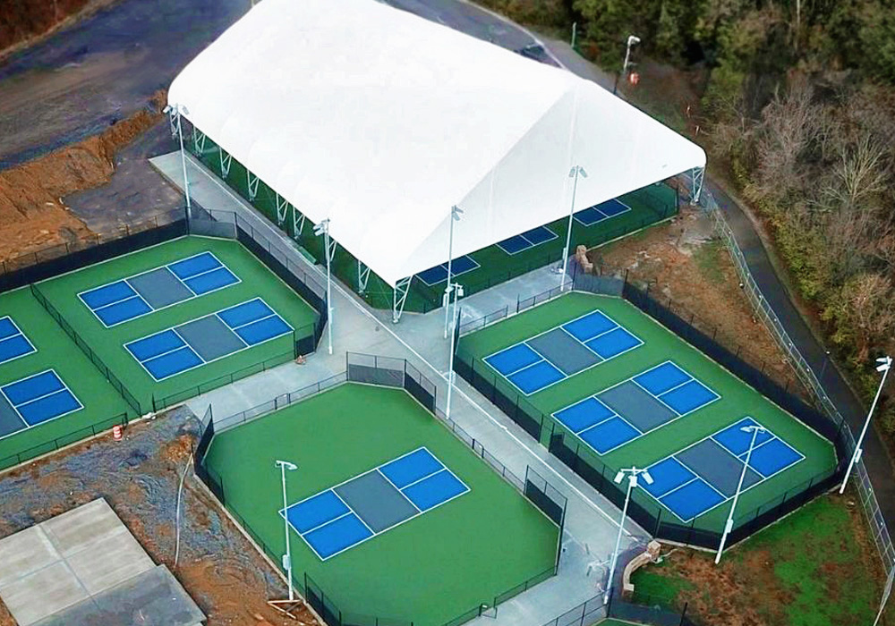 Fabric Covered Pickleball Courts