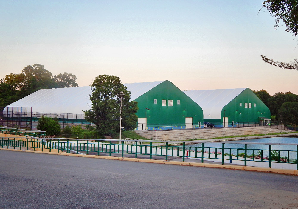 Fabric Covered Pickleball Courts