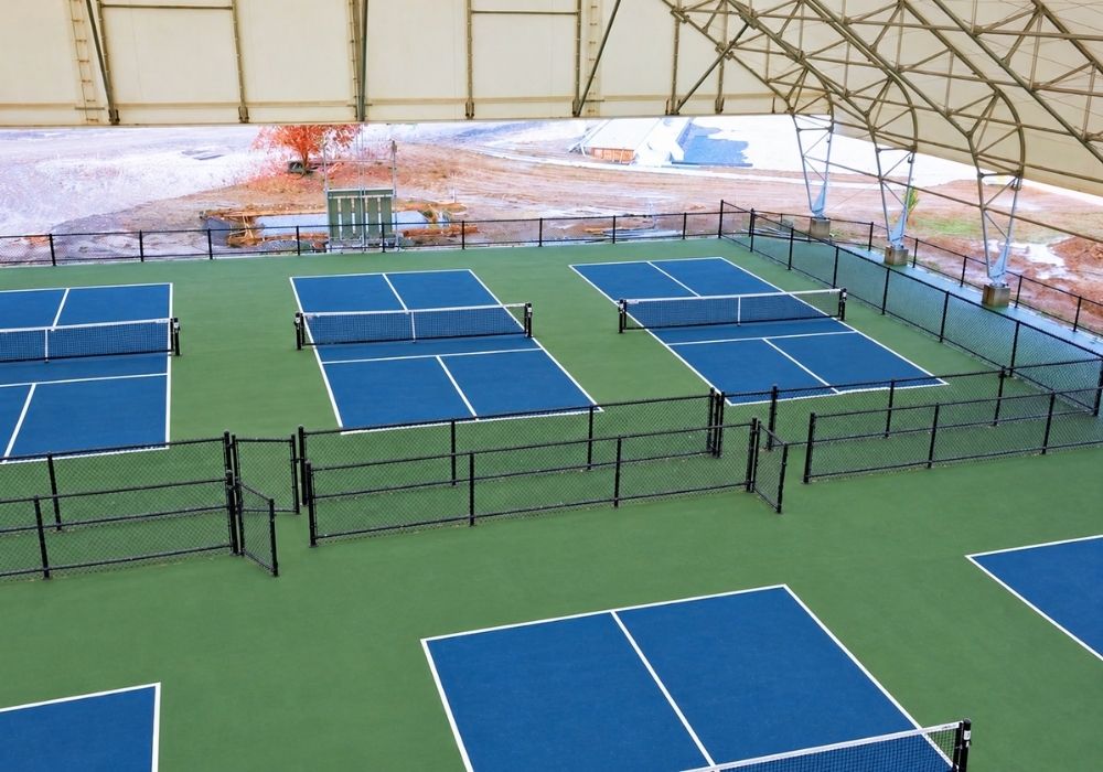 Fabric Covered Pickleball Courts