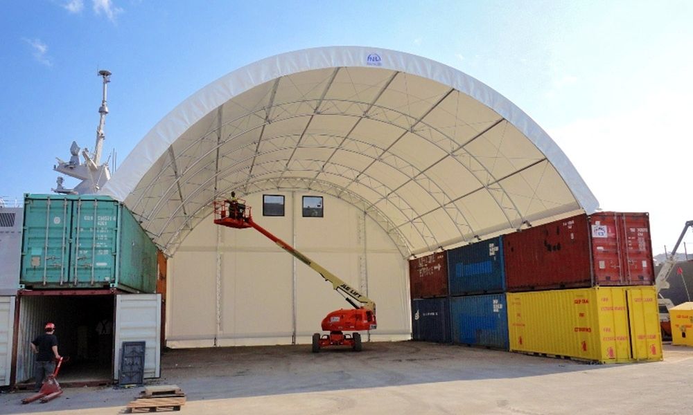 shipping container canopy indiana