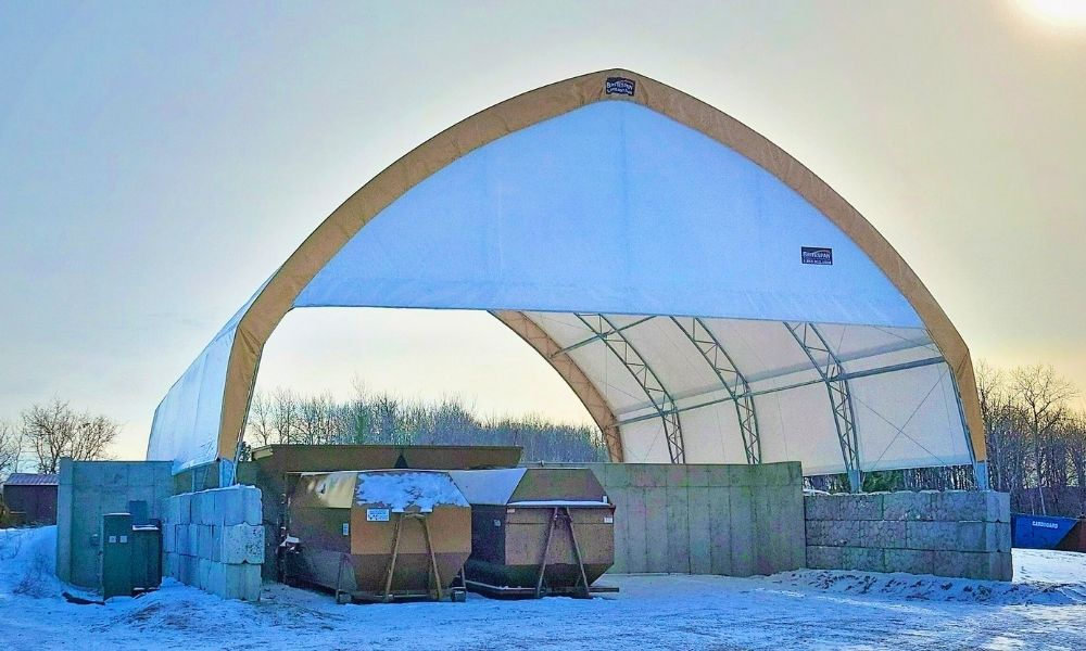 mrf recycling facility construction maine