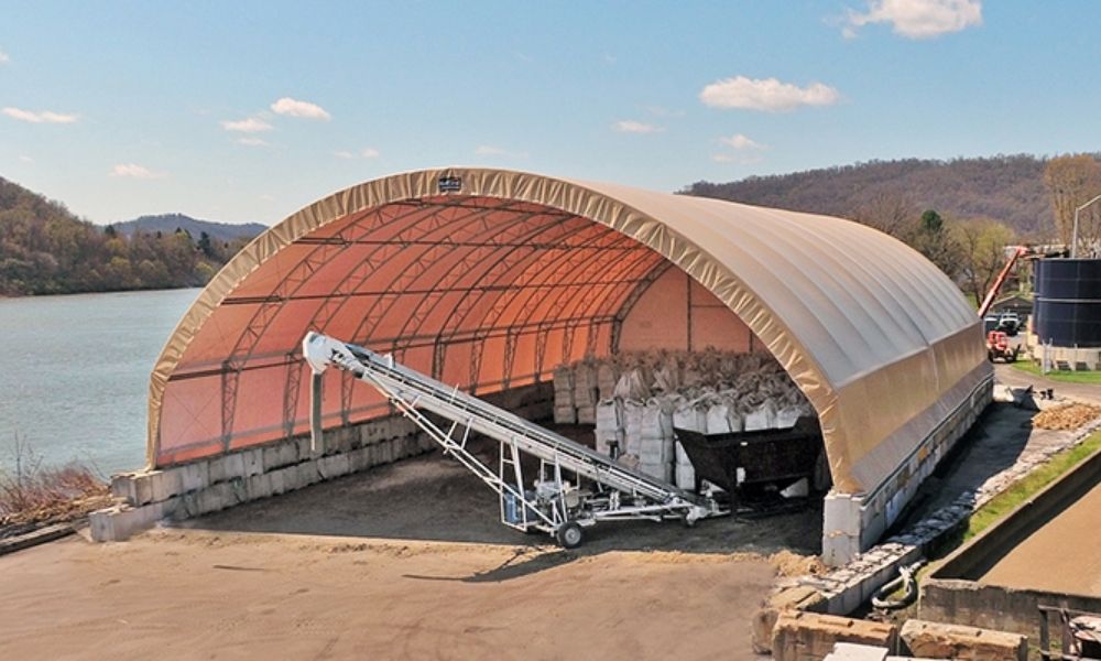petcoke storage dome washington