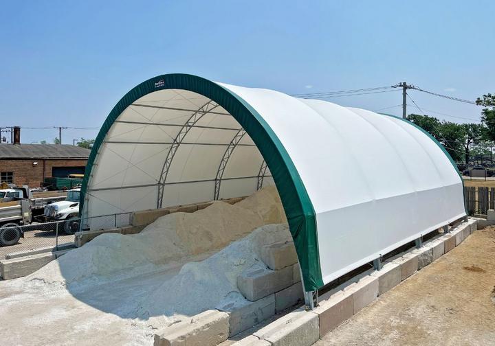 Hillside Illinois Salt Storage Dome Hillside Illinois Salt Storage Dome