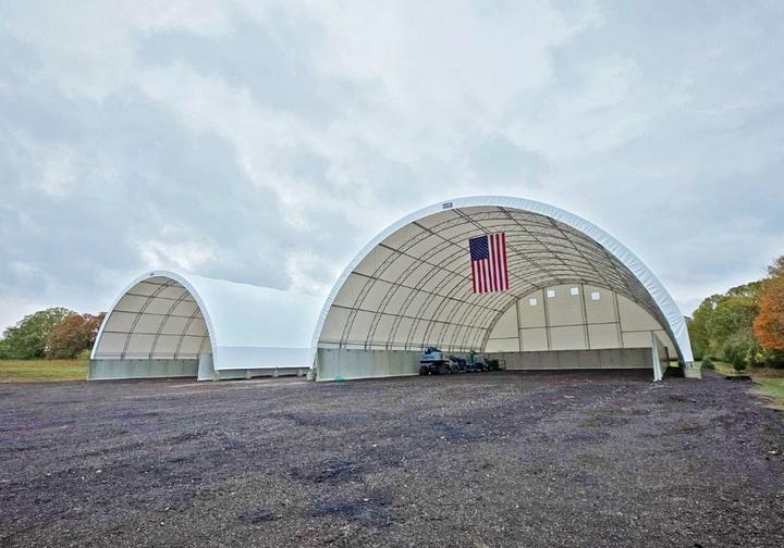 Isabella County Michigan Salt Storage Dome Isabella County Michigan Salt Storage Dome