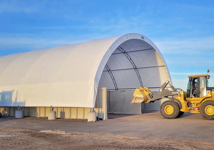 Box Elder, South Dakota Salt Storage Dome Shed Box Elder, South Dakota Salt Storage Dome Shed